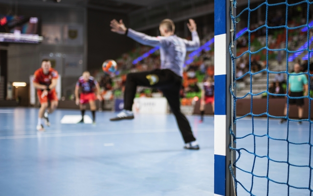 Handball-Spiel