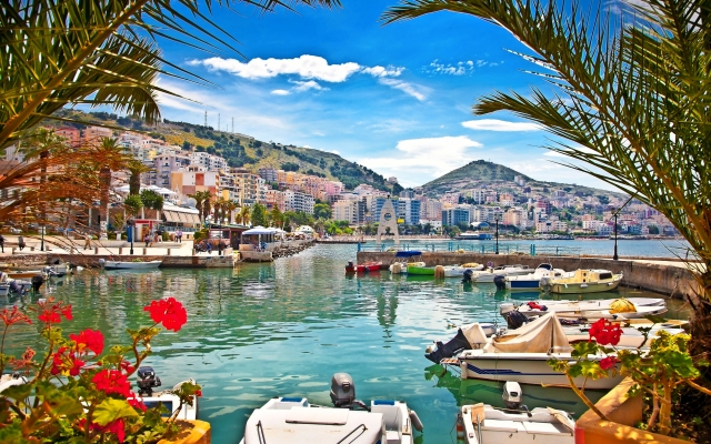 Saranda am ionischen Meer, Albanien